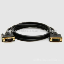 DVI D Dual Link cabo de extensão DVI M / F - 6 pés (banhado a ouro)